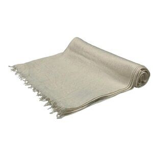 GUCCI - White Wool Silk Scarf